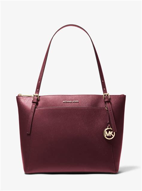 michael kors voyager logo tote|michael kors voyager tote merlot.